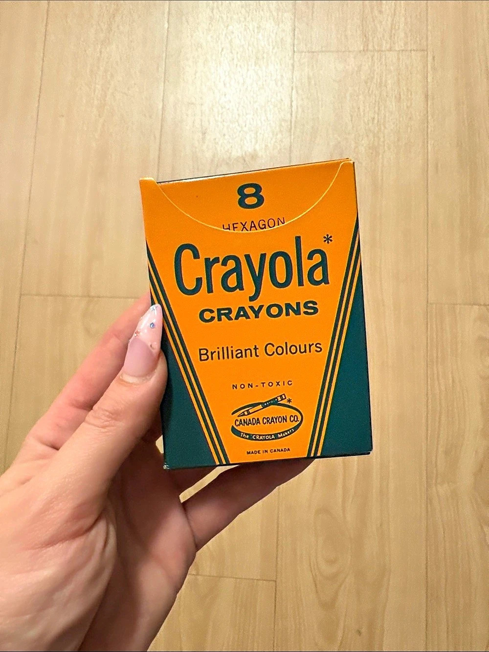 Crayola Vintage Crayola No. 8 Crayon Box Canada Crayon Co Vintage No. 8 Crayon